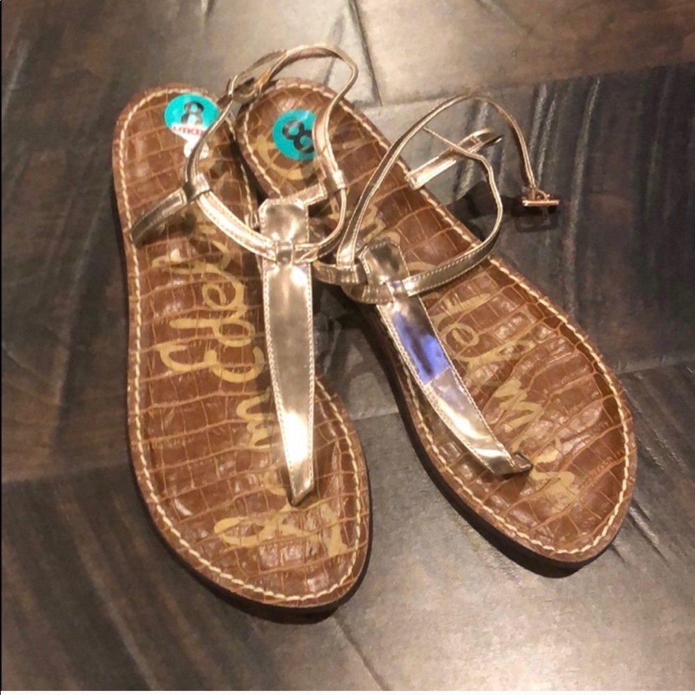 ❤️NWT❤️ Sam Edelman Rose Gold Thong Sandals